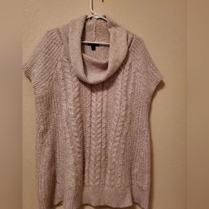 Euc Worthington Women’s Loose Knit Ivory Tan Sweater size 1x